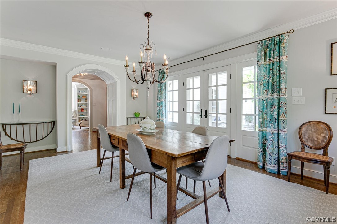 4 South Wilton Road Richmond, VA 23226 - Photo 11 of 49 a view of a dining room with furniture window and wooden floor