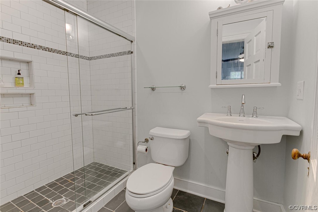 4 South Wilton Road Richmond, VA 23226 - Photo 32 of 49 a bathroom with a sink toilet and shower