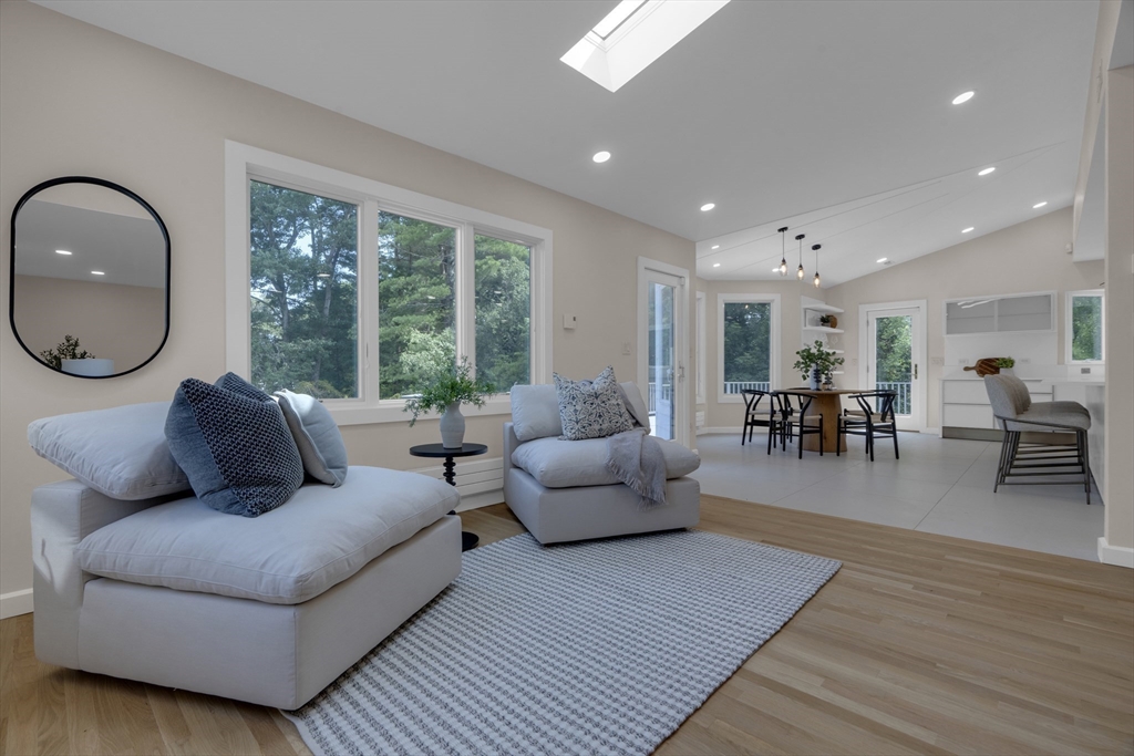 15 Marcellus Drive Newton, MA 02459 - Photo 2 of 27 a living room with furniture and wooden floor