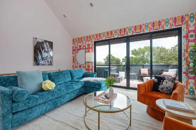 a view of a car in a bathroom