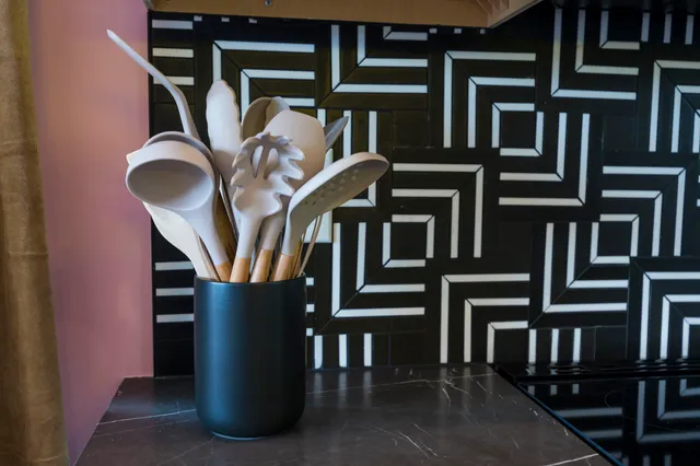 a close up of a wall