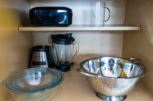a picture of a bathroom with a shower