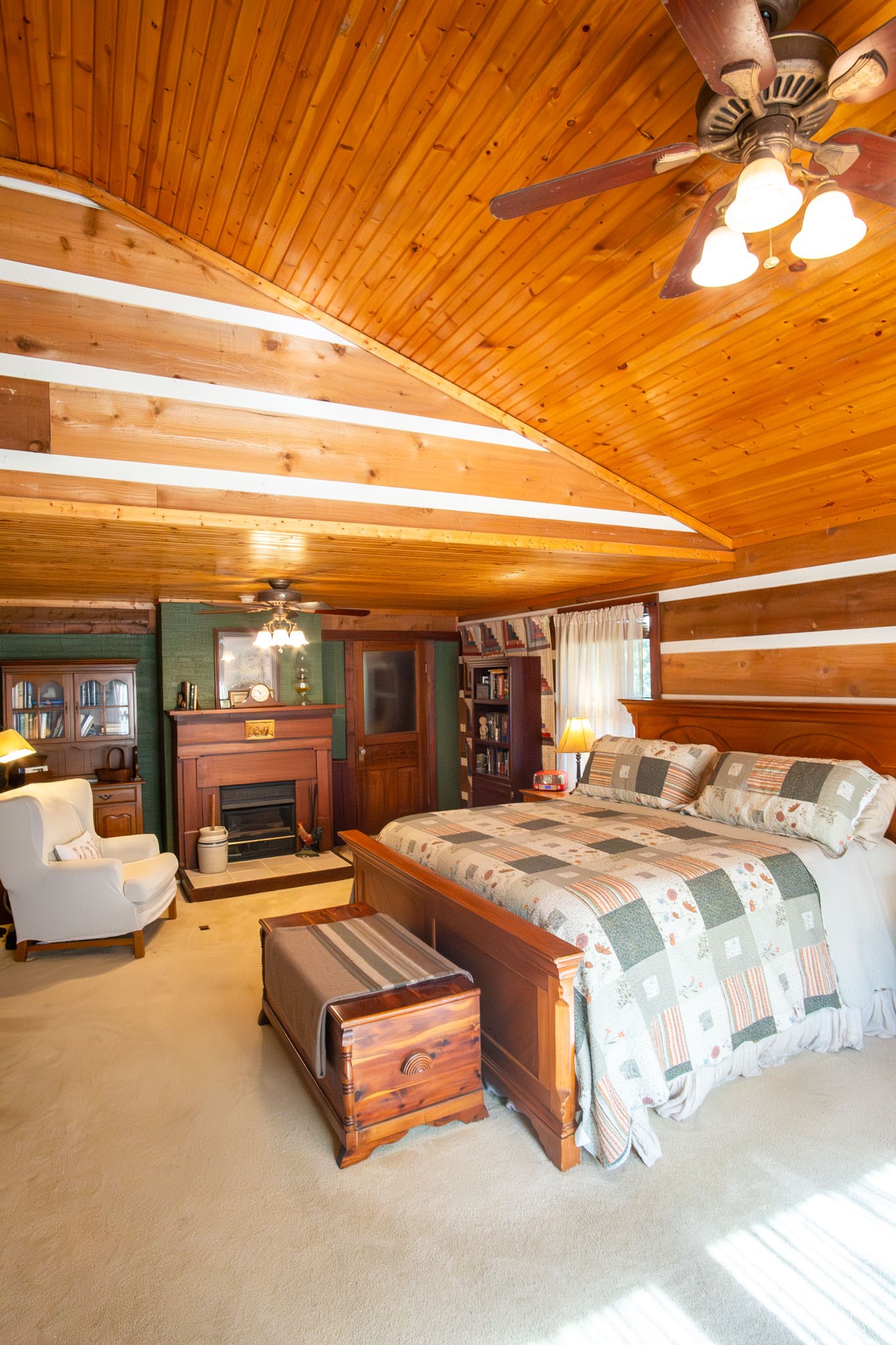 6861 Arno-Allisona Road College Grove, TN 37046 - Photo 24 of 68 a living room with fireplace furniture and a flat screen tv