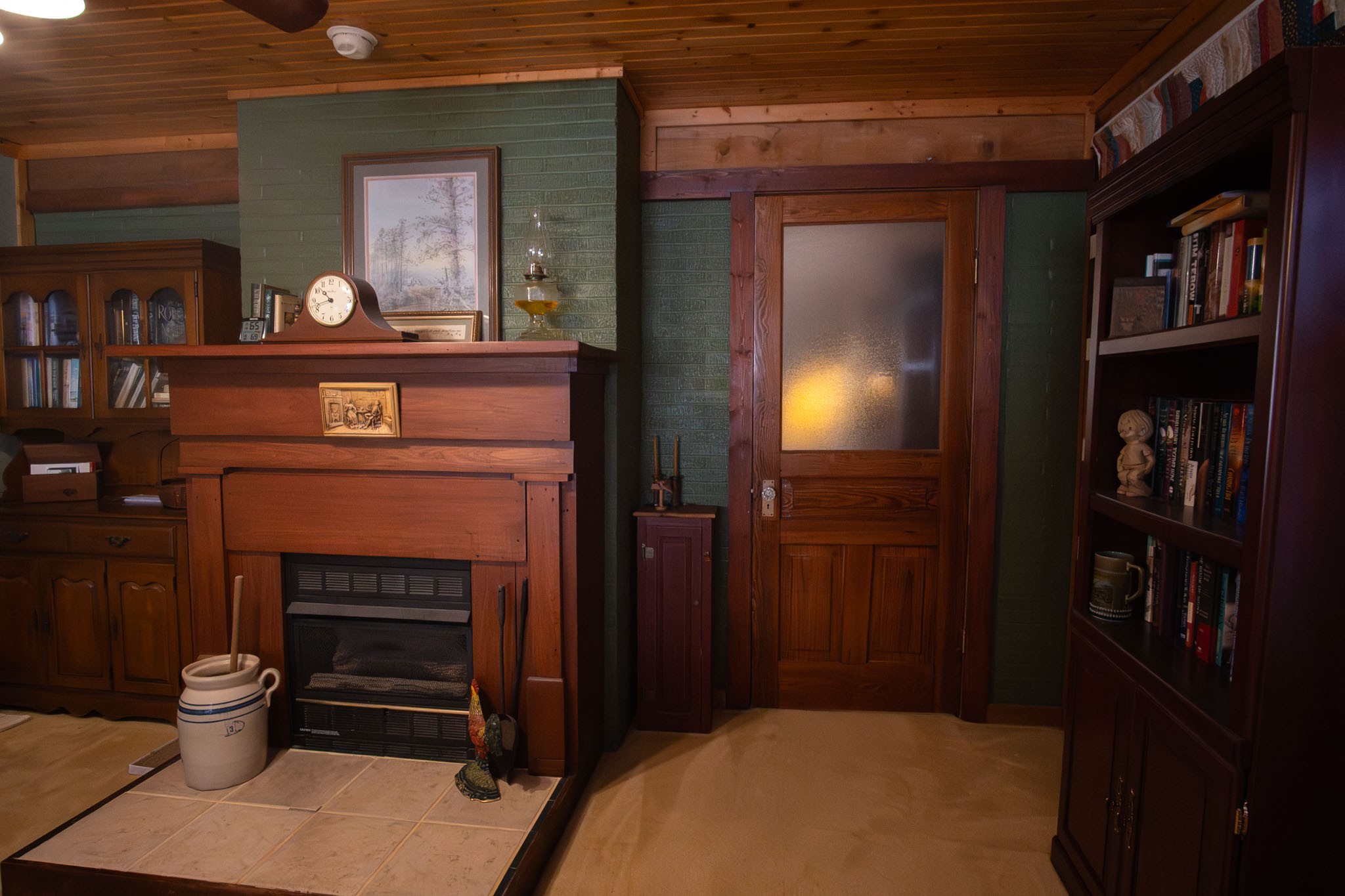 6861 Arno-Allisona Road College Grove, TN 37046 - Photo 27 of 68 a bedroom with a bed and a fireplace