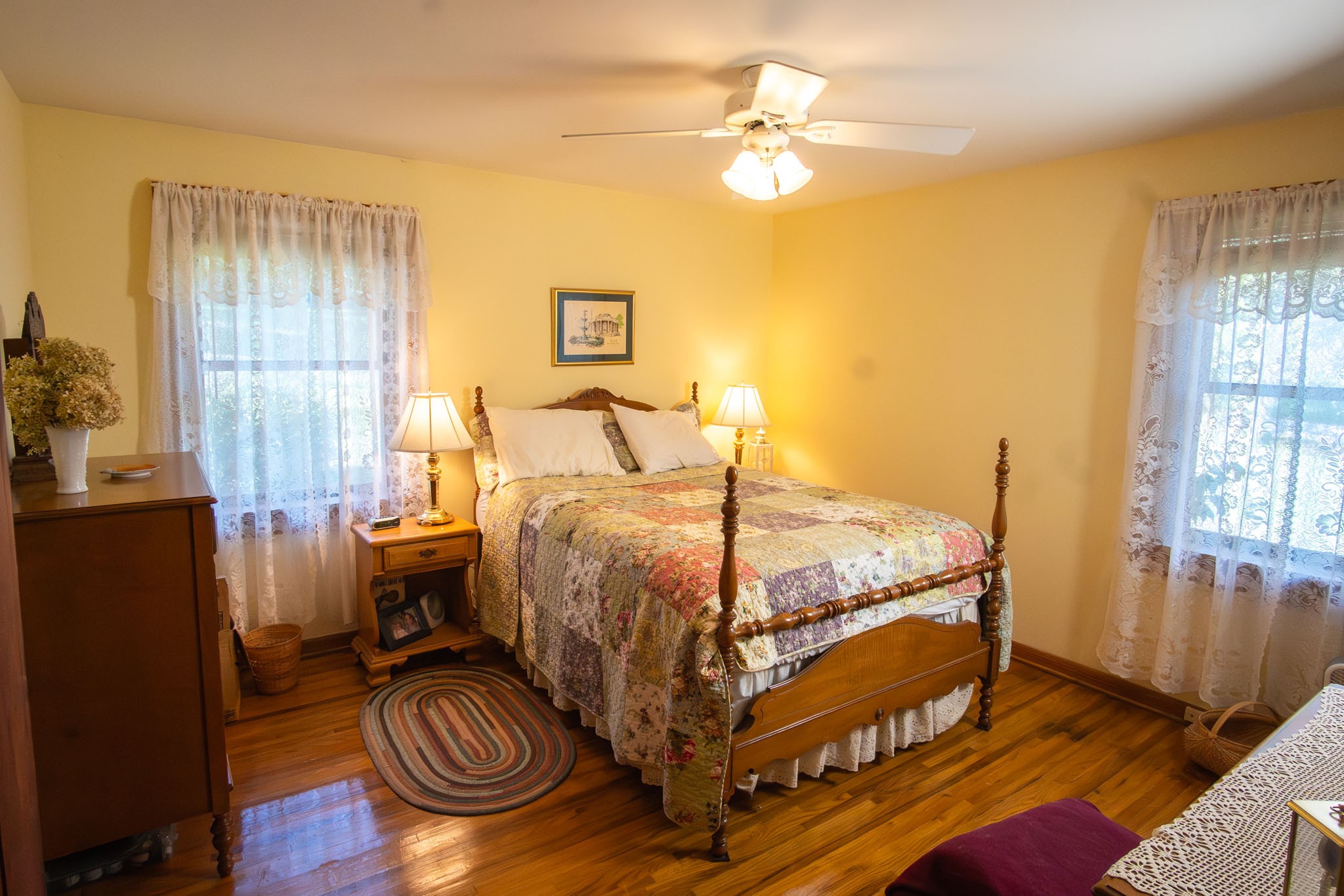 6861 Arno-Allisona Road College Grove, TN 37046 - Photo 30 of 68 a bedroom with a bed and wooden floor