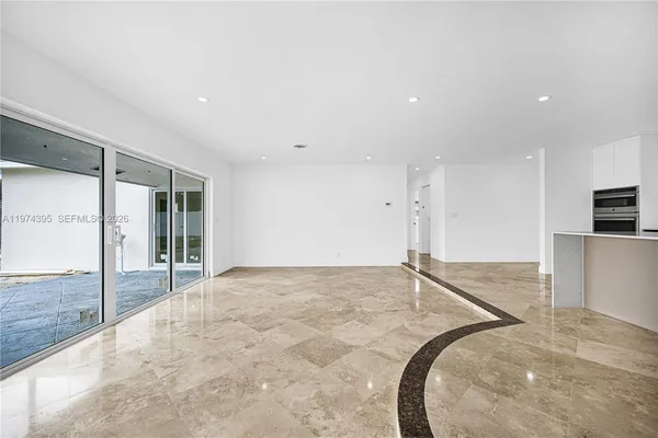 a view of an empty room