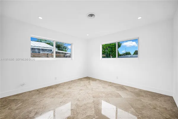 a view of empty room