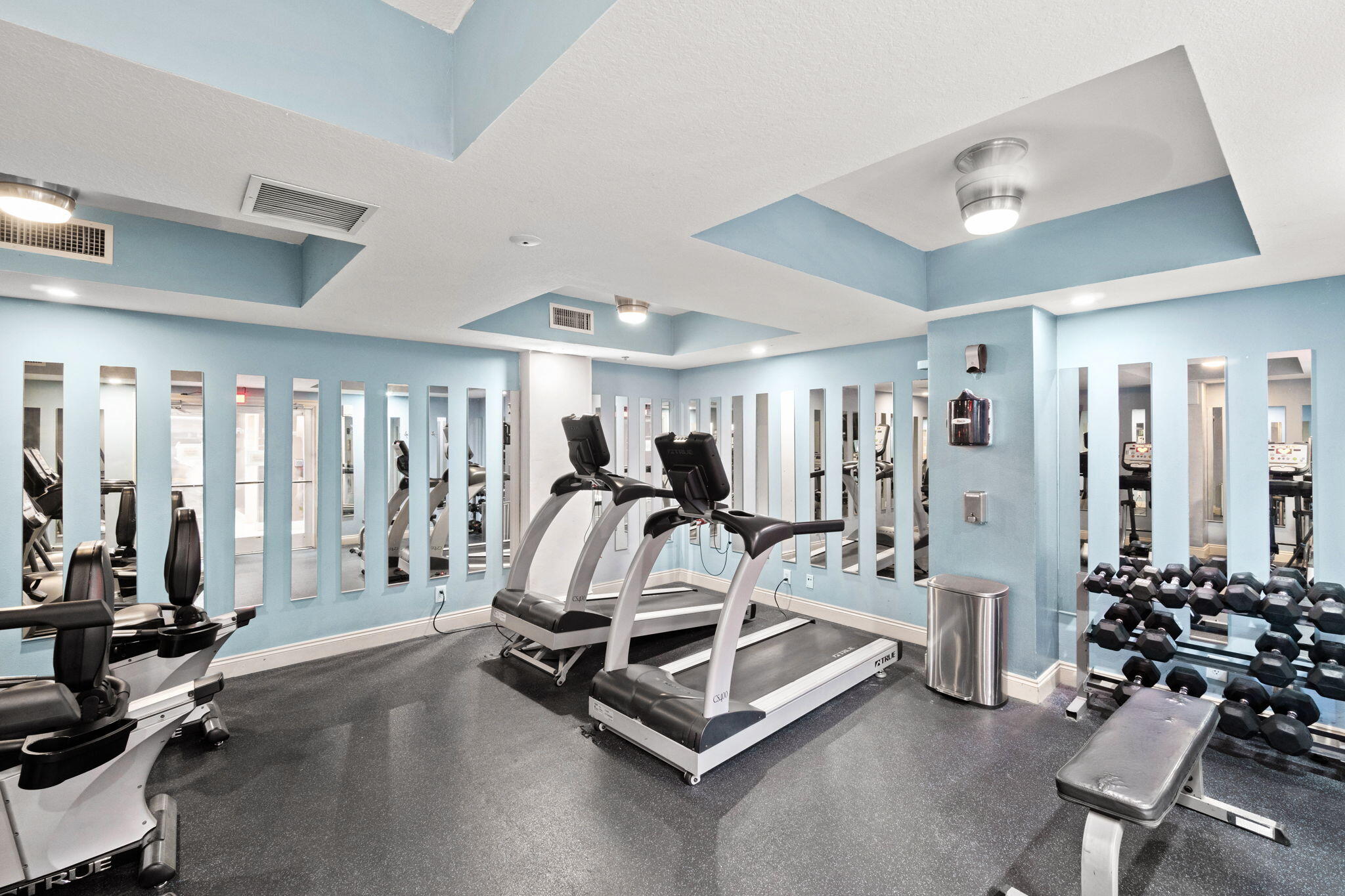 15817 Front Beach Road, Unit 21409 Panama City Beach, FL 32413 - Photo 21 of 23 a view of a room with gym equipment