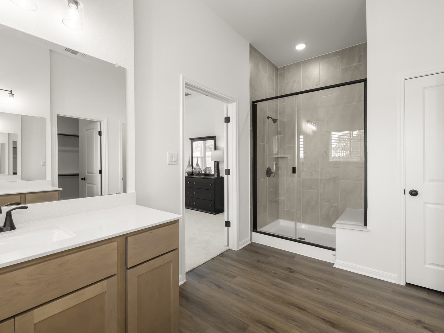 402 Judson Street Bertram, TX 78605 - Photo 15 of 27 a bathroom with a sink and a mirror