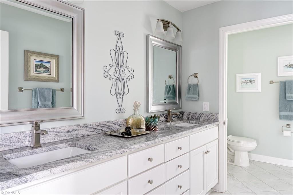 4912 Hackamore Road Greensboro, NC 27410 - Photo 14 of 30 Main Level Master Bath with Granite