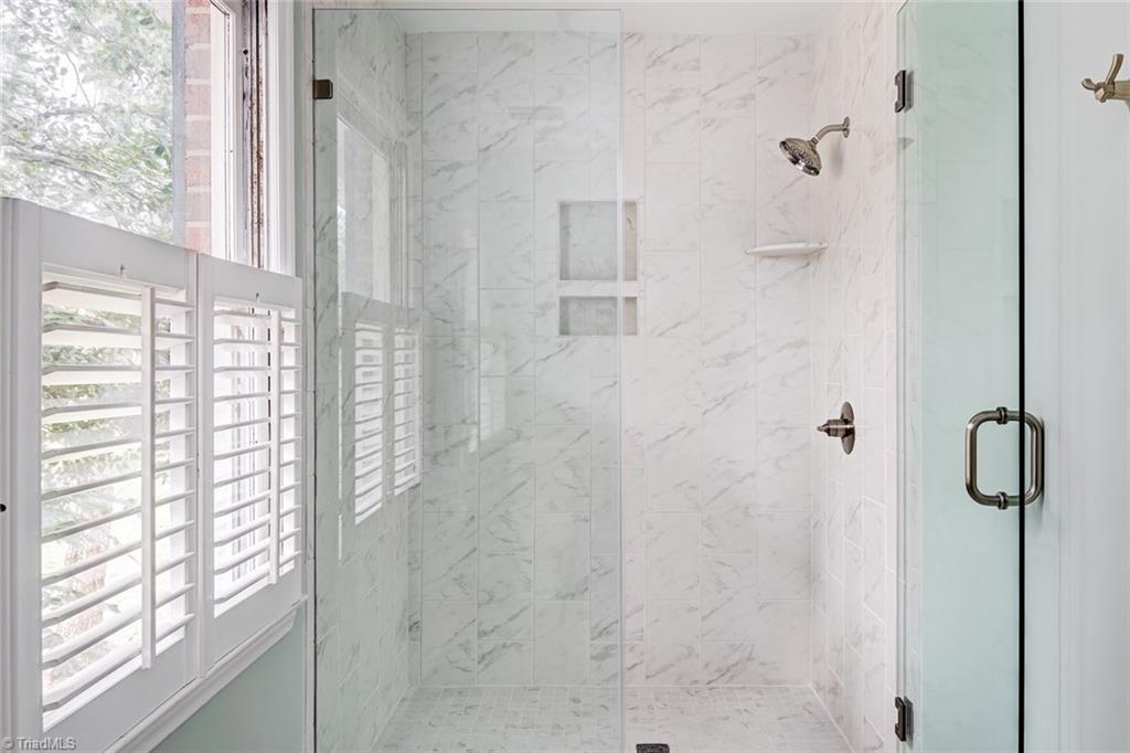 4912 Hackamore Road Greensboro, NC 27410 - Photo 15 of 30 Main Level Master Bath Shower
