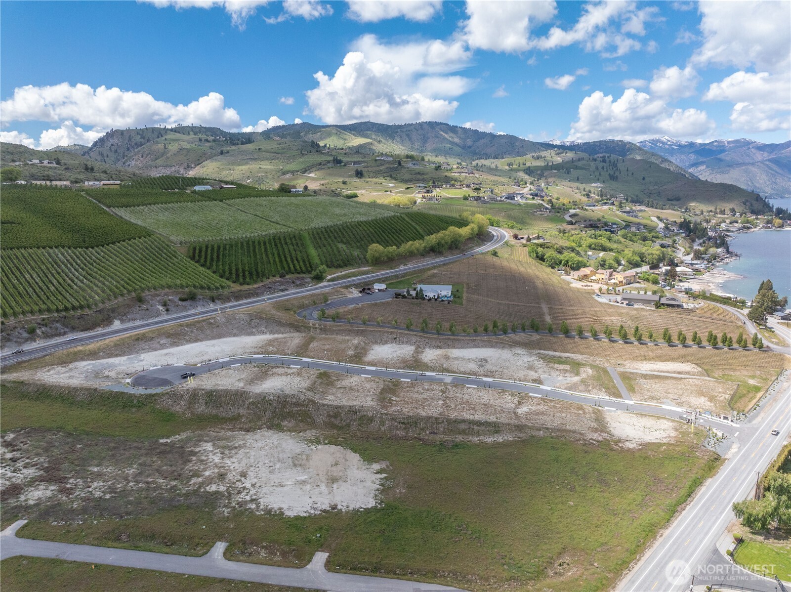 97 Loretta Lane Chelan, WA 98816 - Photo 10 of 30 a view of a lake in middle of the town