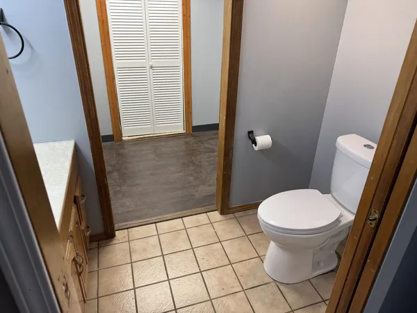 a bathroom with a sink and a toilet