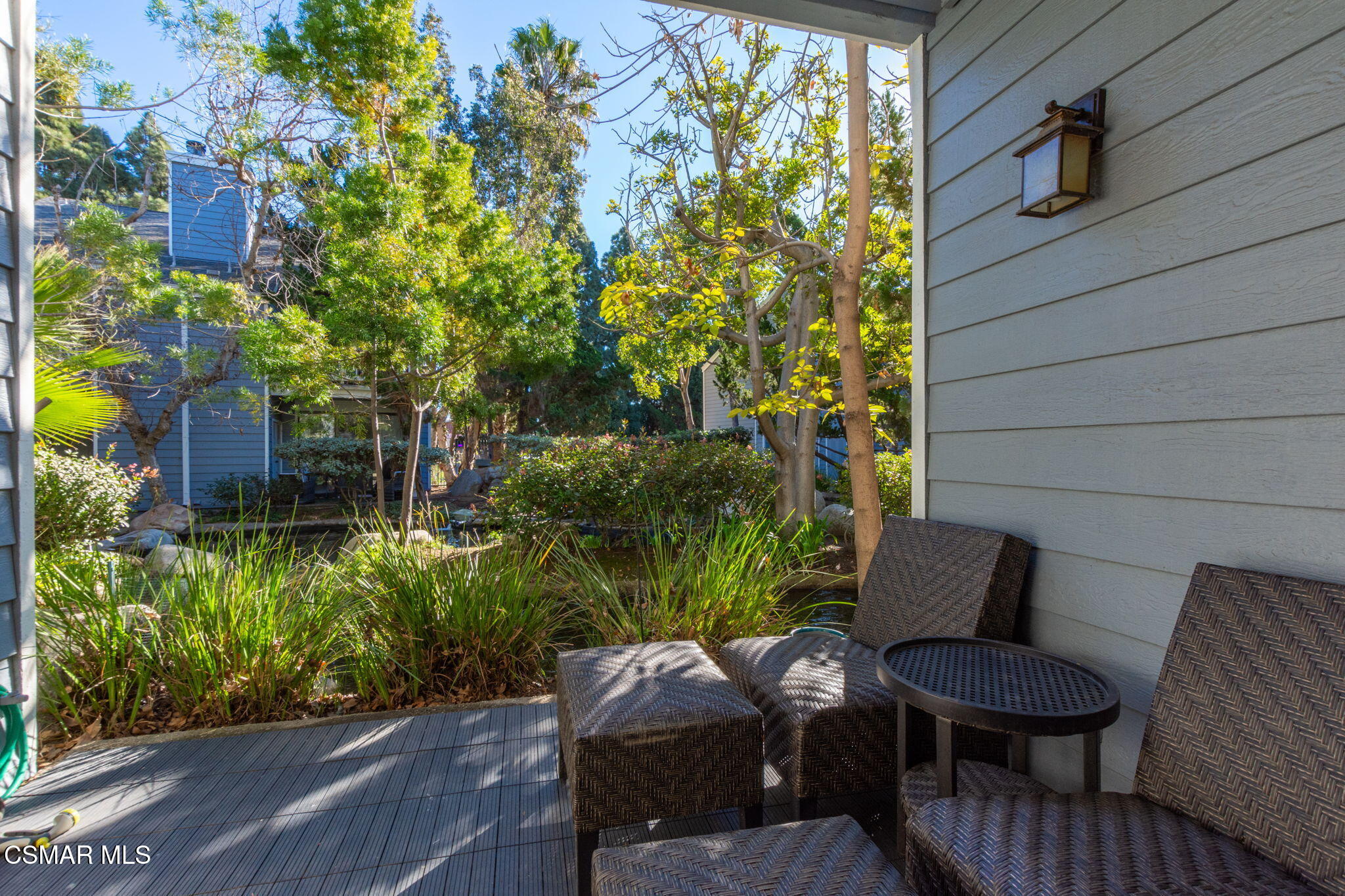 785 Arneill Road, Unit 47 Camarillo, CA 93010 - Photo 11 of 25 a view of balcony with furniture and garden