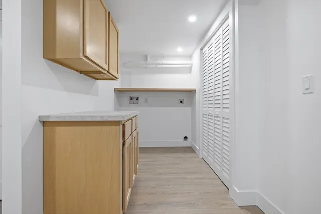 a view of bathroom with dual sinks