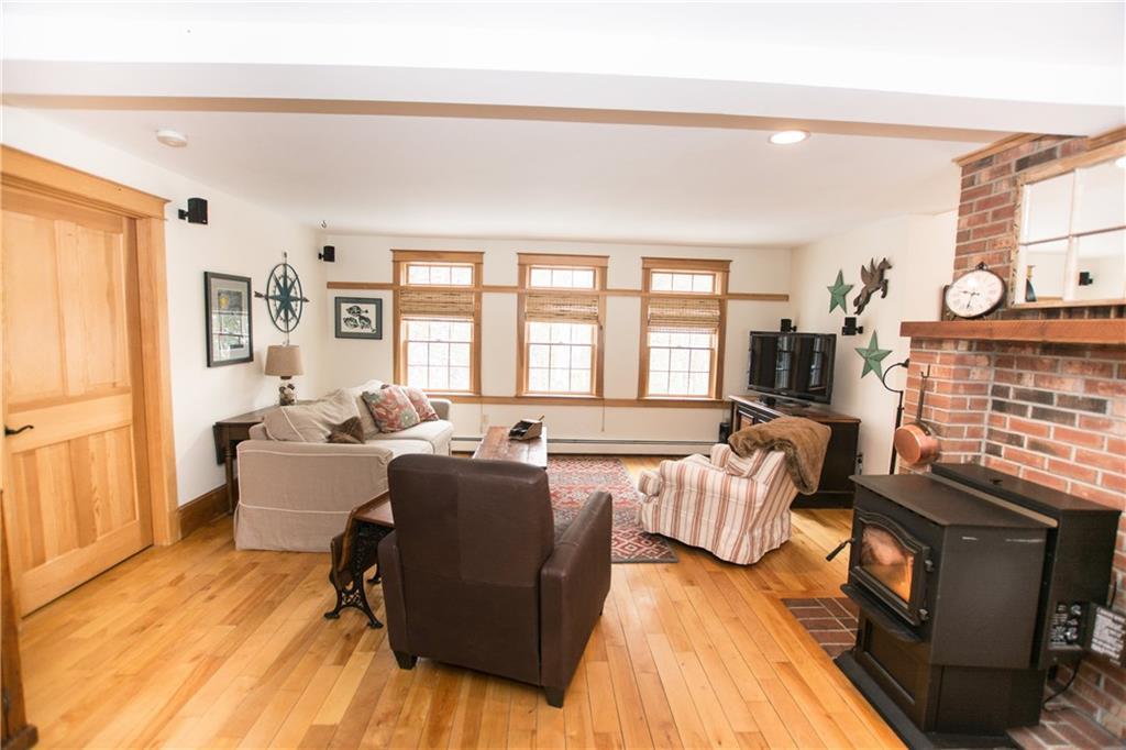 76 Gurnet Landing Road Harpswell, ME 04079 - Photo 10 of 35 The pellet stove will keep you warm...