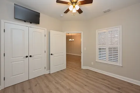 a view of livingroom with hardwood floor and window