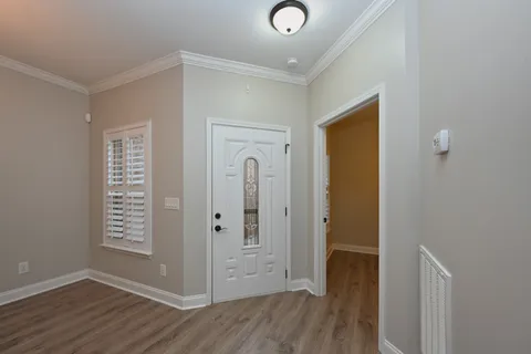 wooden floor in an empty room