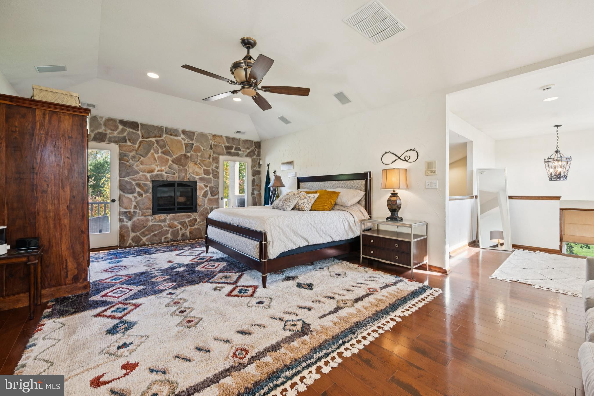 18 Lansbrook Court Sewell, NJ 08080 - Photo 26 of 44 a living room with furniture and a fireplace