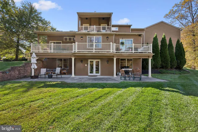 a view of a building with a yard