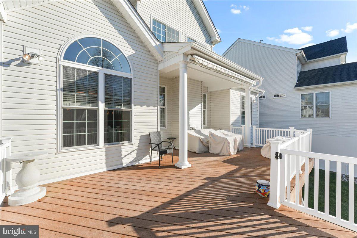 251 Hanover Road Phoenixville, PA 19460 - Photo 31 of 47 Extended deck with awning