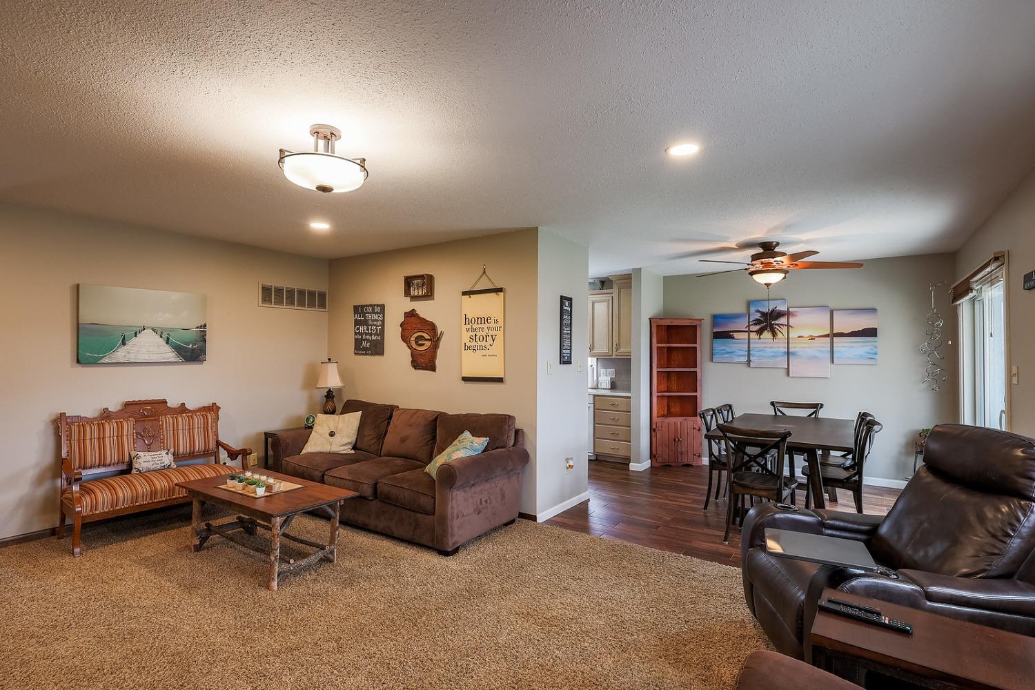 2419 Flat Rock Road Dyer, IN 46311 - Photo 5 of 21 a living room with furniture and wooden floor