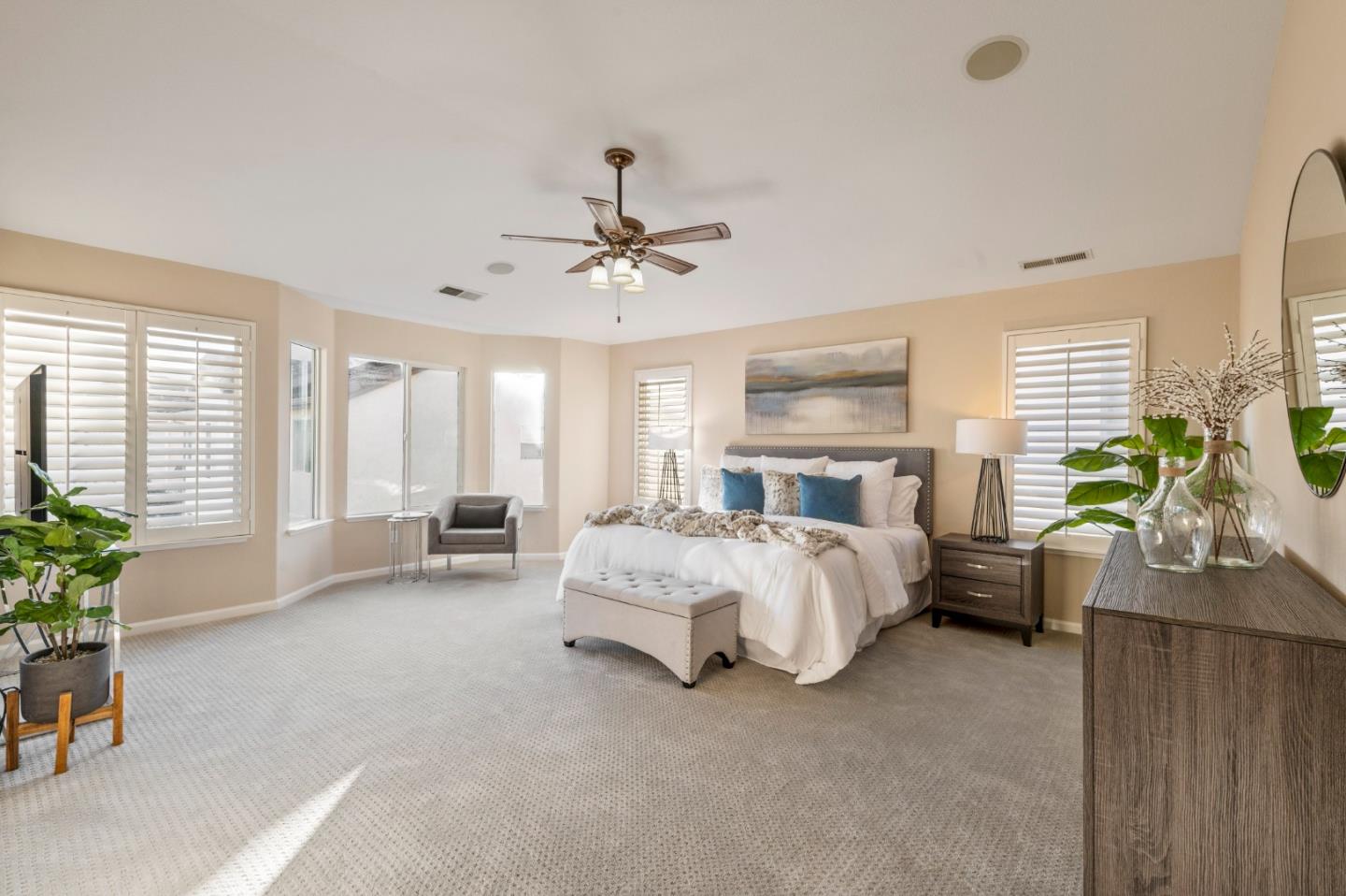 274 Primrose Drive San Jose, CA 95123 - Photo 16 of 30 a bed room with bed and a window