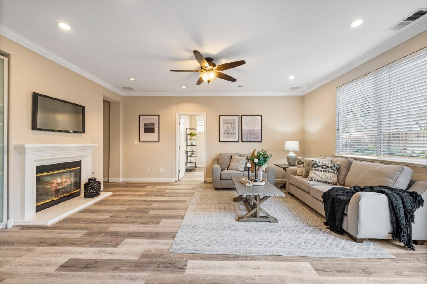 274 Primrose Drive San Jose, CA 95123 - Photo 7 of 30 a living room with furniture fireplace and window