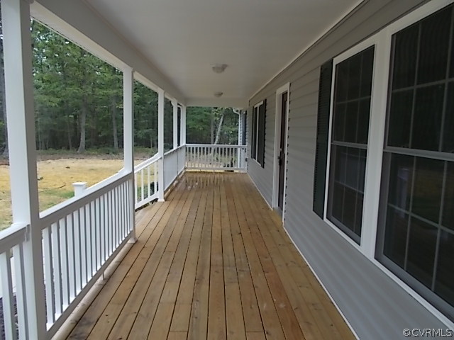 102 Jacoby Road Louisa, VA 23093 - Photo 20 of 24 a view of balcony with wooden floor