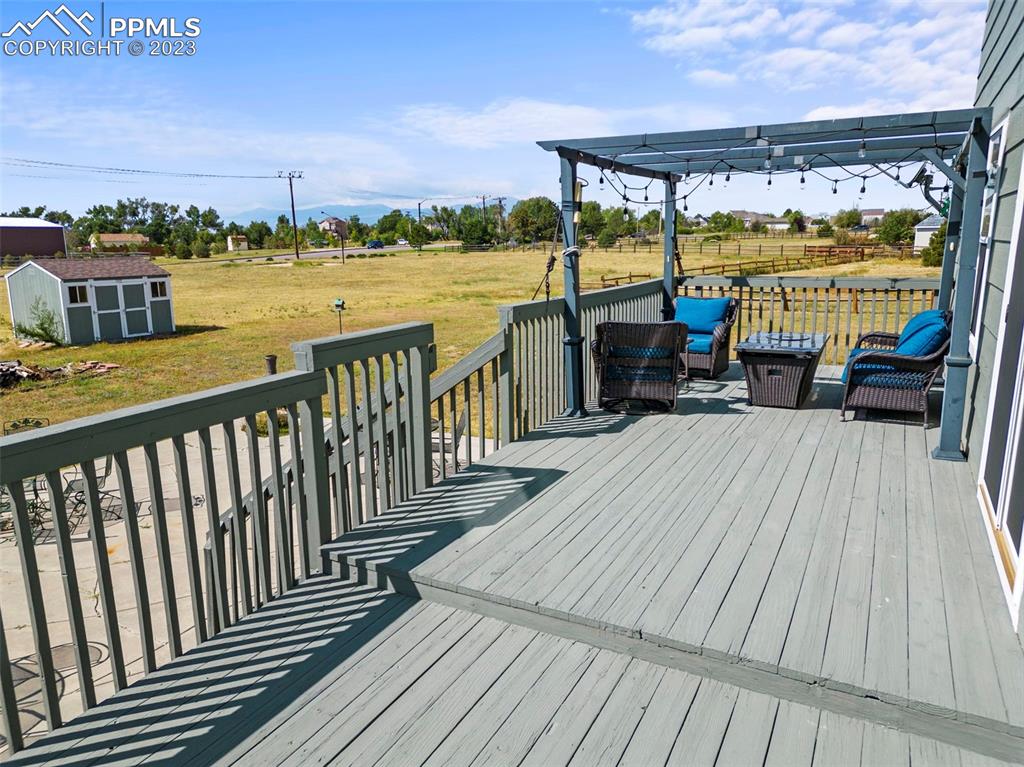 11916 Bonifay Loop Peyton, CO 80831 - Photo 35 of 42 a view of outdoor space with seating area