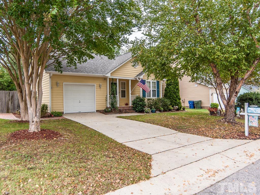 4217 Mardela Spring Drive Raleigh, NC 27616 - Photo 7 of 26 front view of a house with a yard