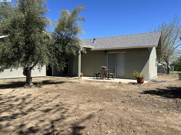 a backyard of a house