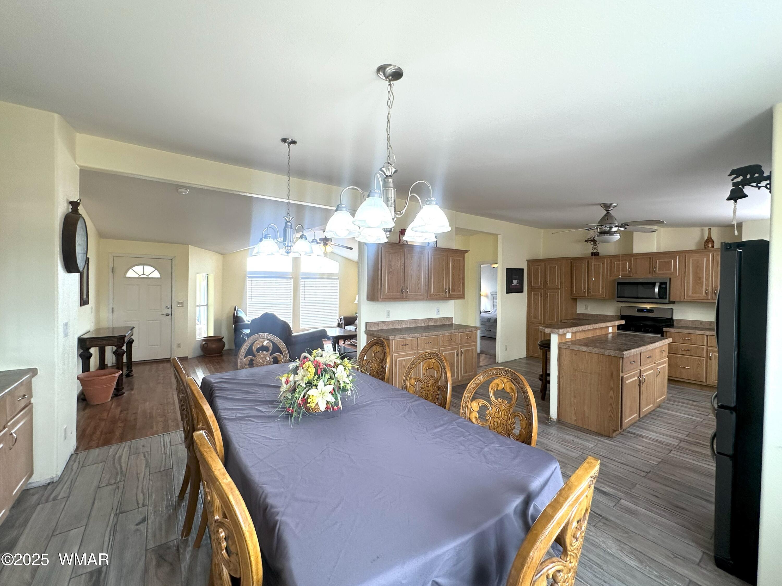 7 County Road Springerville, AZ 85938 - Photo 16 of 56 VIEW INTO THE KITCHEN/DINING AREA FROM THE BACKDOOR