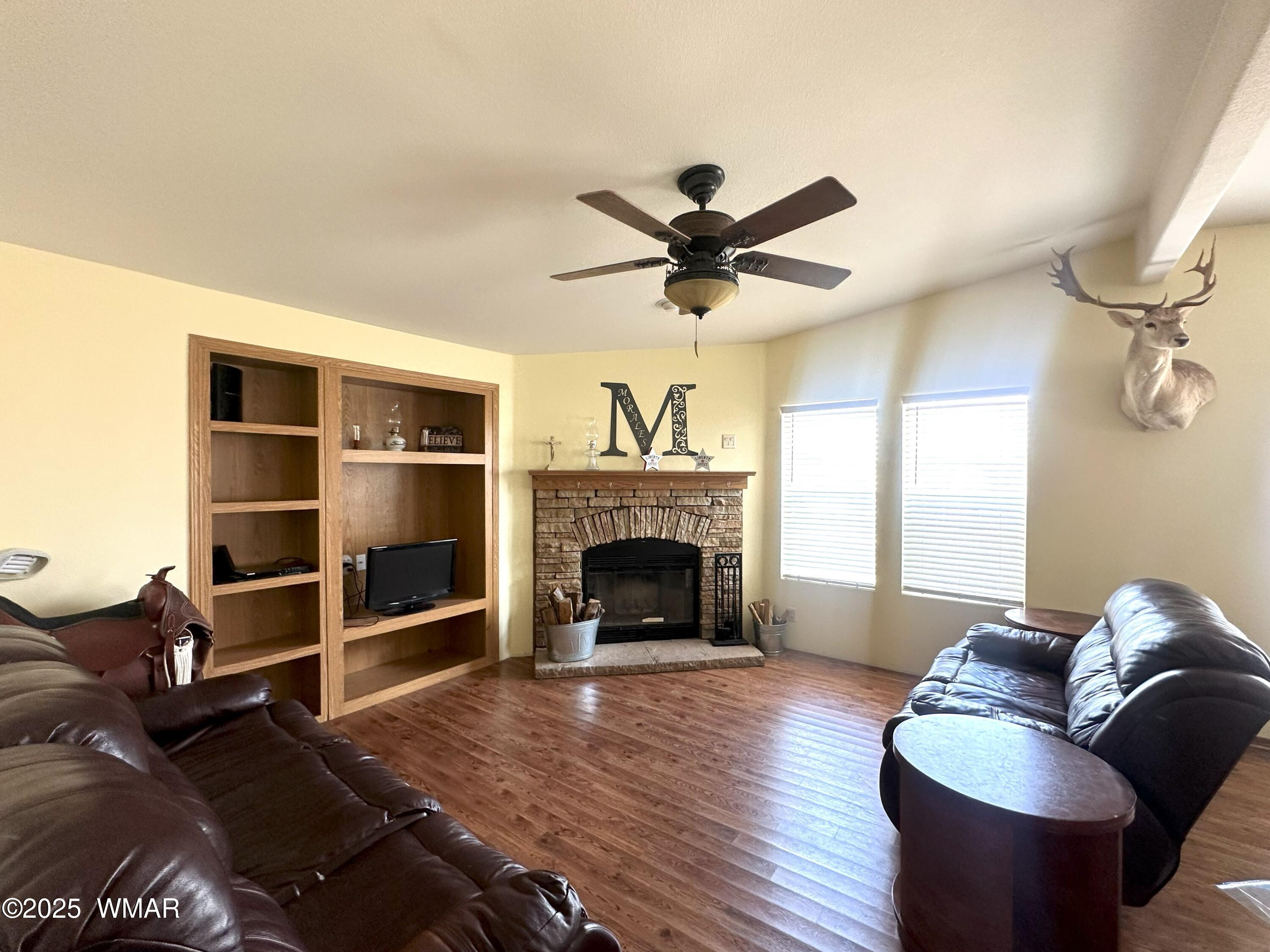 7 County Road Springerville, AZ 85938 - Photo 29 of 56 LARGE 2ND LIVING/FAMILY ROOM WITH A WOOD FIREPLACE