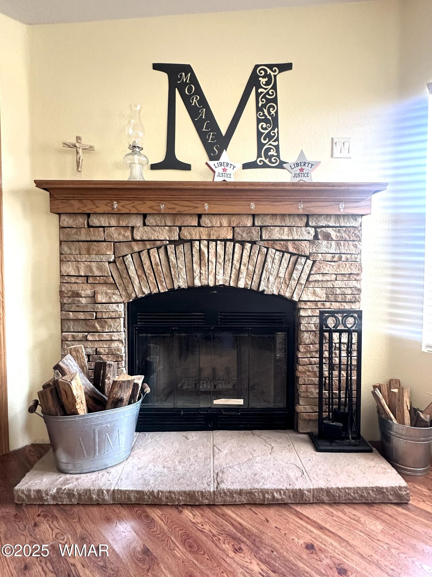 7 County Road Springerville, AZ 85938 - Photo 30 of 56 WOOD FIREPLACE FOR THOSE COZY NIGHTS