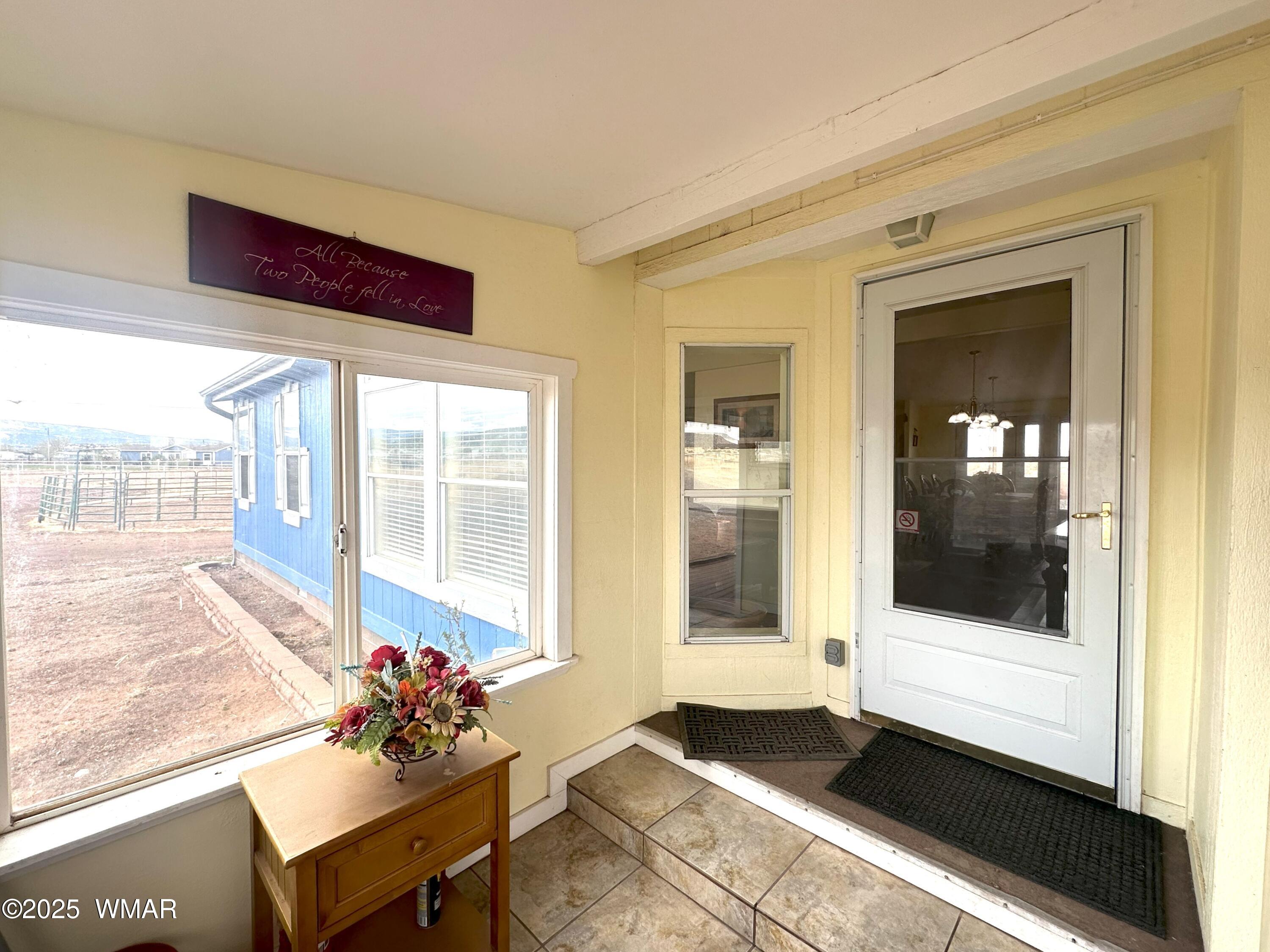 7 County Road Springerville, AZ 85938 - Photo 6 of 56 MUDROOM ENTRYWAY FROM THE COVERED FRONT DECK