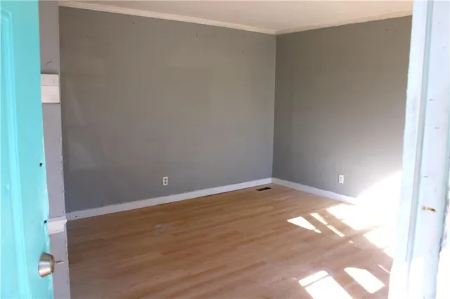 a view of an empty room