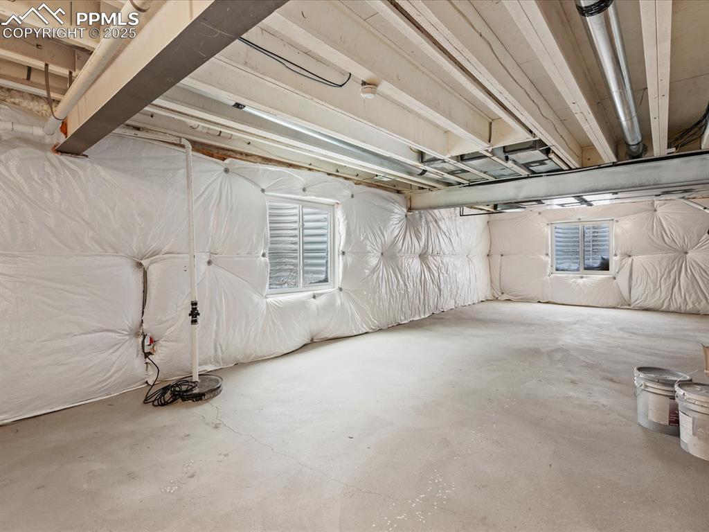 10636 Waterloo Drive Peyton, CO 80831 - Photo 35 of 36 View of unfinished basement