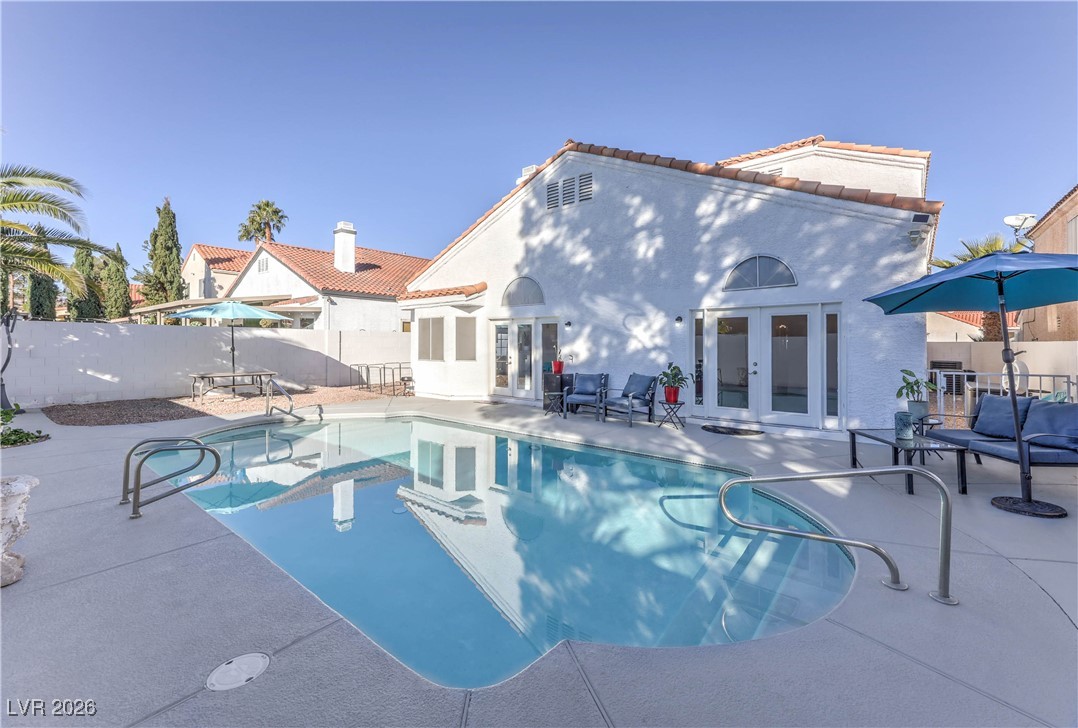 9405 Crosspointe Avenue Las Vegas, NV 89117 - Photo 26 of 37 Solar Heated Pool w/ newly painted deck