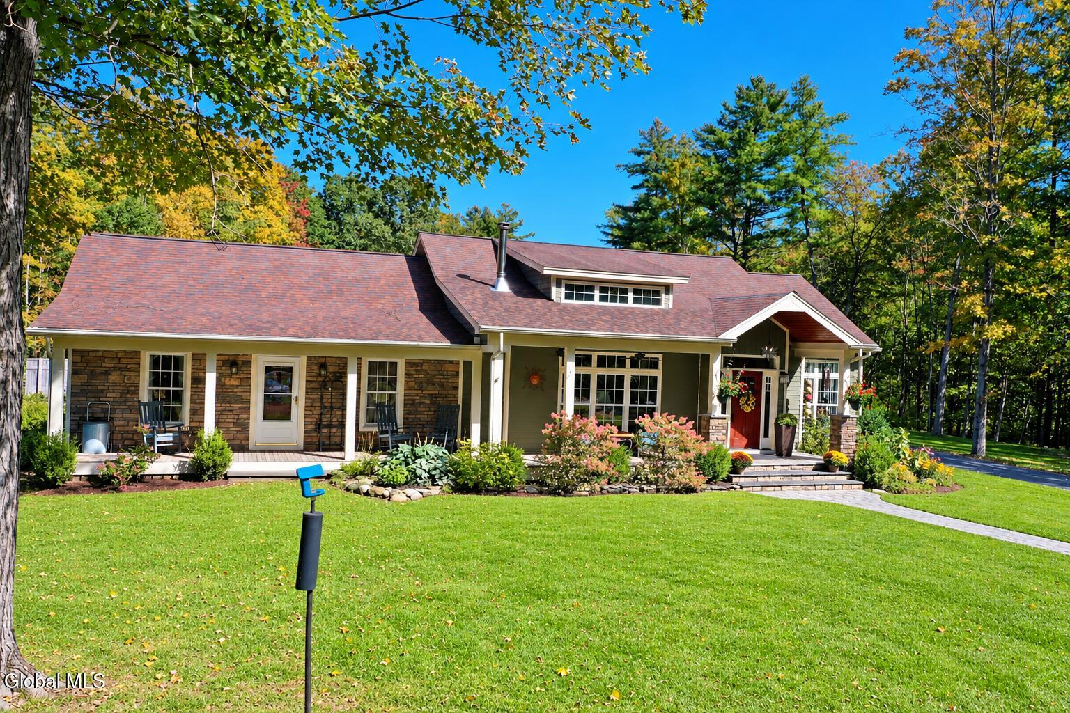 103 Allen Road Greenfield, NY 12859 - Photo 4 of 85 Sunlit Craftsman Home and Garden