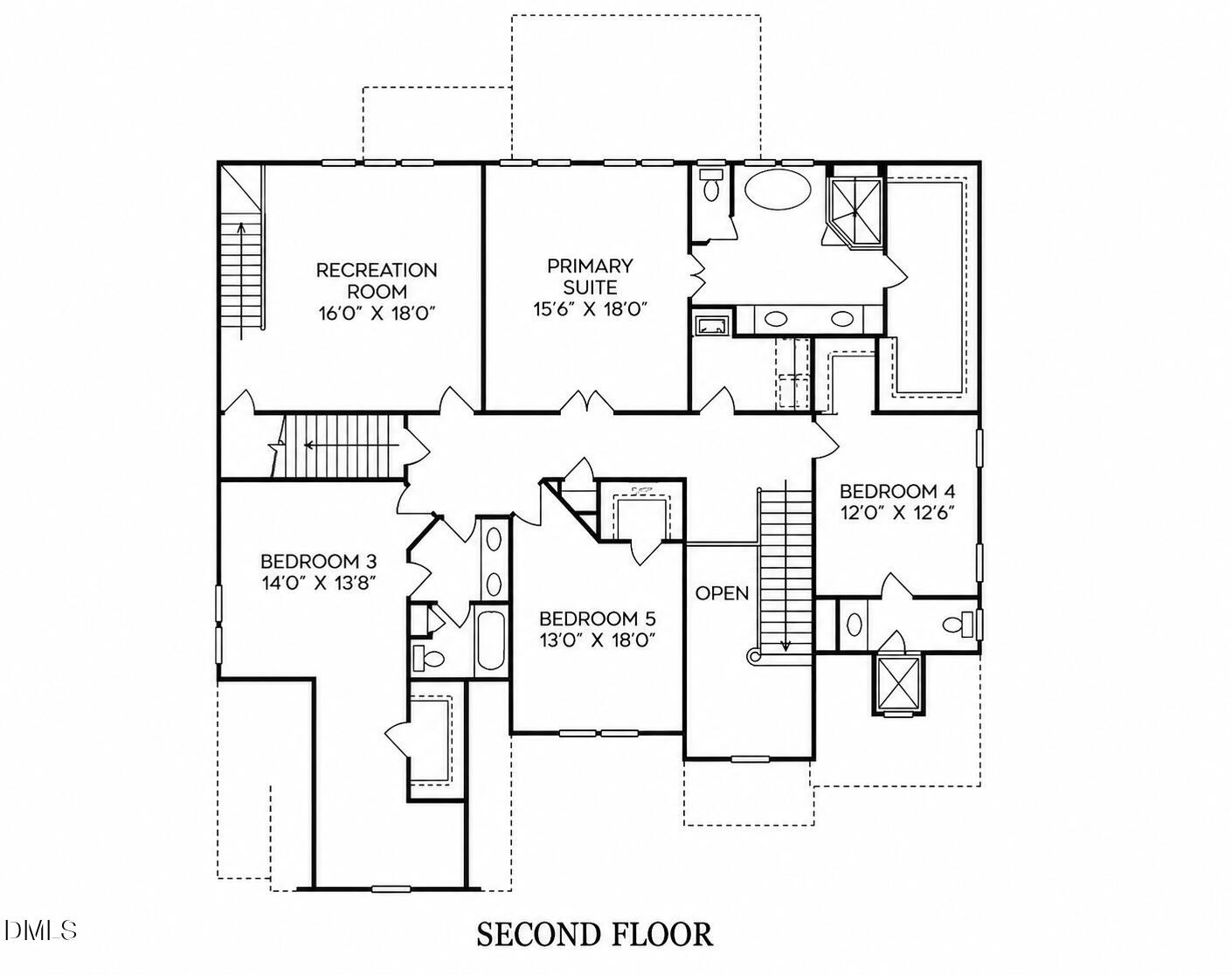 2309 Sanctuary Drive Raleigh, NC 27606 - Photo 66 of 72 Second Floor