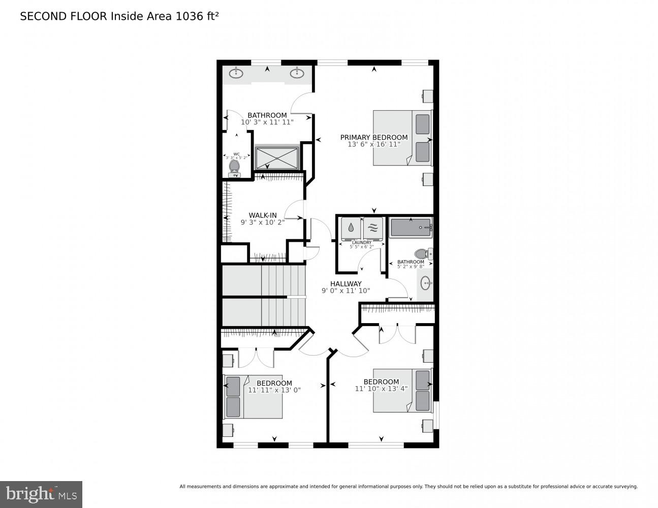 14963 Ring House Road, Unit D Brandywine, MD 20613 - Photo 34 of 36 SECOND FLOOR INSIDE AREA 1036 SQUARE FEET