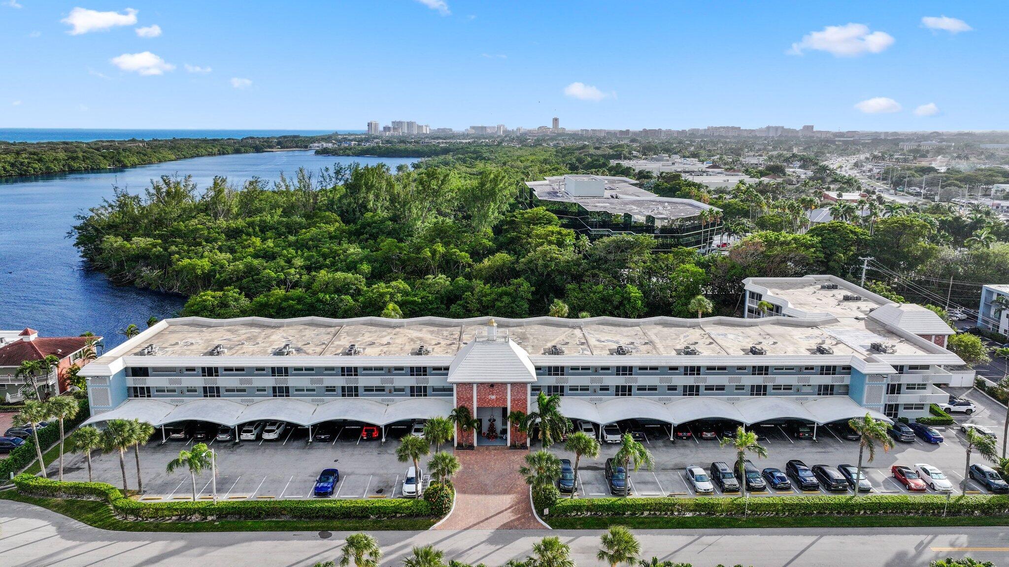 700 Harbour Drive, Unit 230 Boca Raton, FL 33431 - Photo 4 of 55 Aerial of 700 NE HARBOUR TER