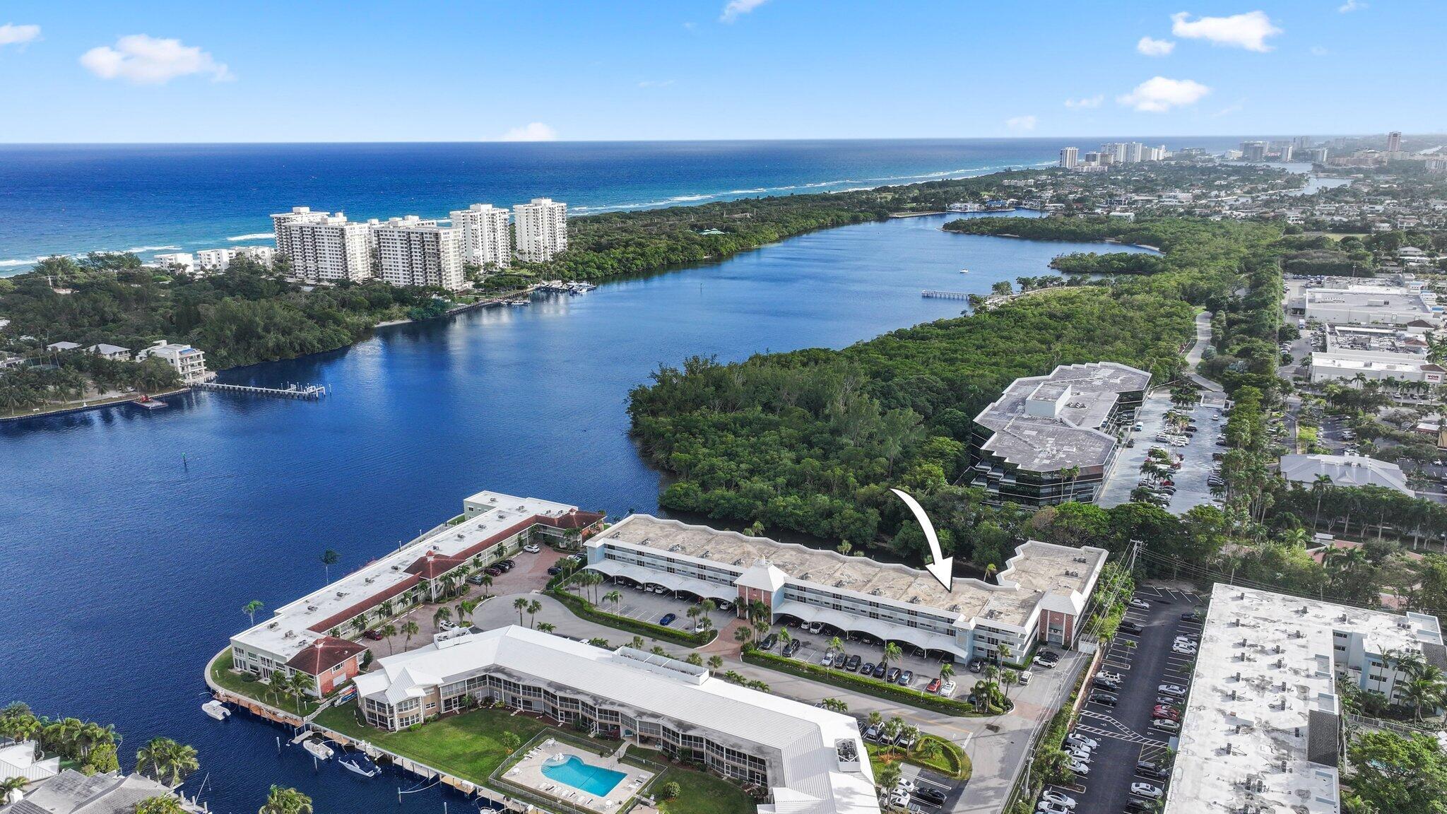 700 Harbour Drive, Unit 230 Boca Raton, FL 33431 - Photo 53 of 55 Aerial of 700 NE HARBOUR TER