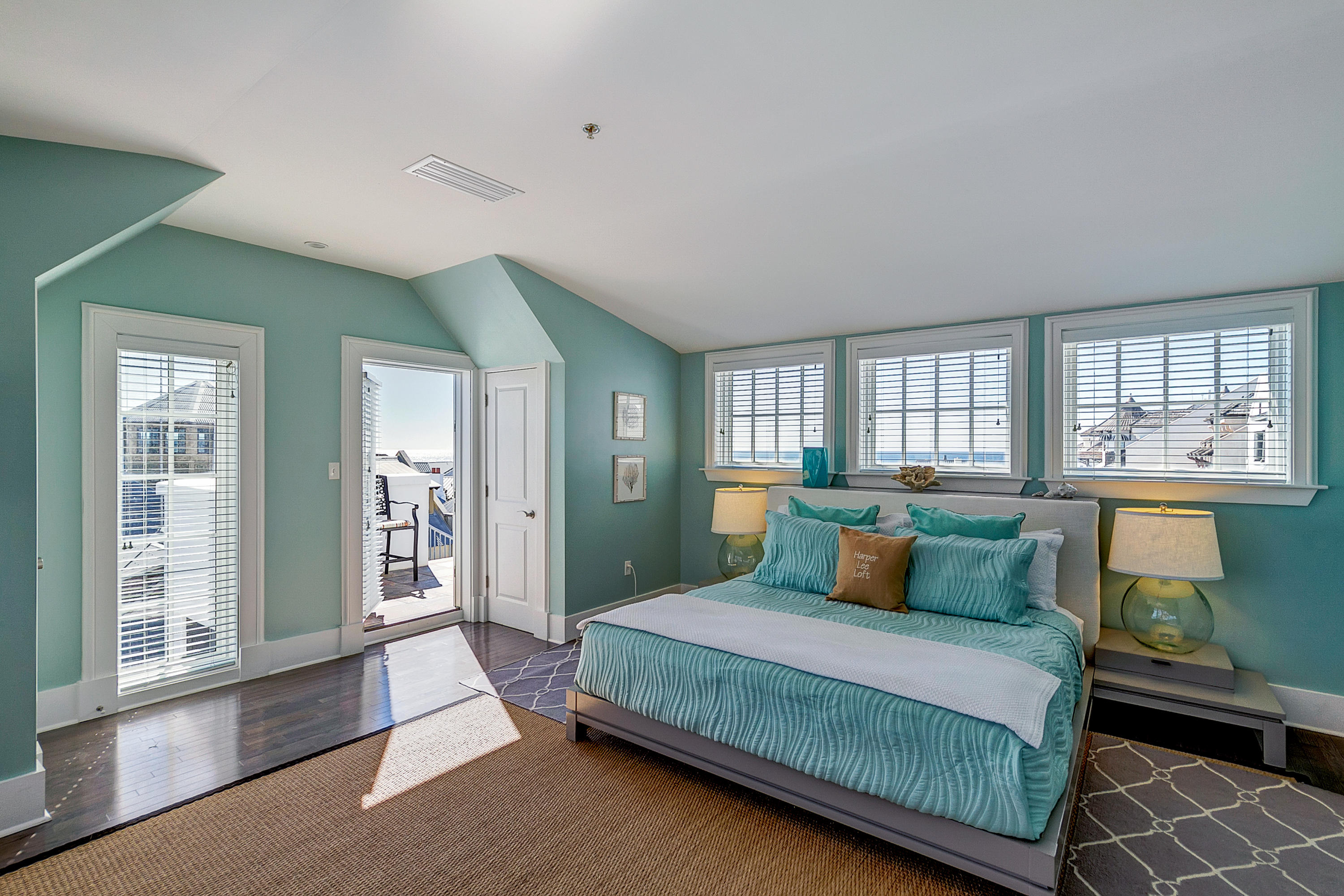 5 Main Street, Unit 1F Rosemary Beach, FL 32461 - Photo 14 of 24 a bedroom with a large bed and a window