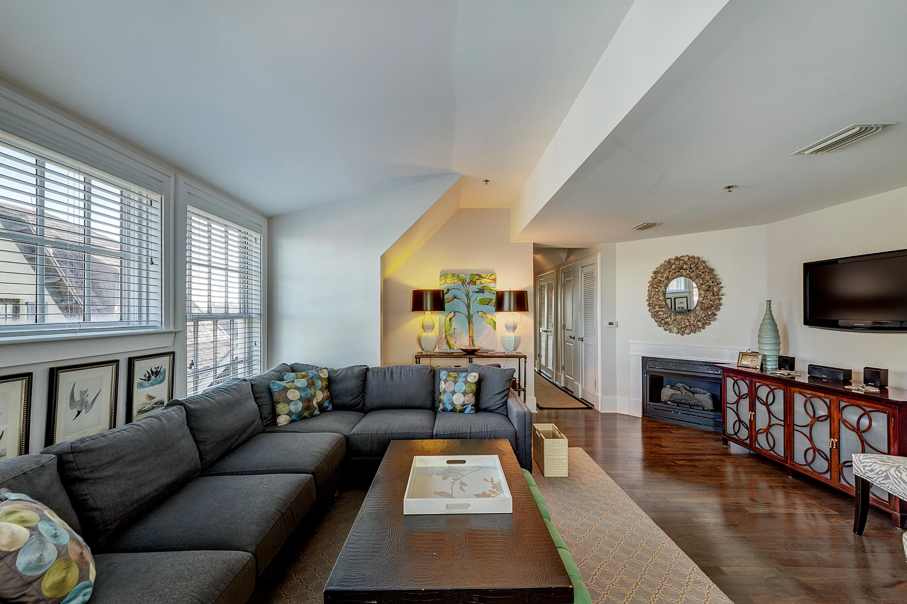 5 Main Street, Unit 1F Rosemary Beach, FL 32461 - Photo 5 of 24 a living room with furniture and a flat screen tv