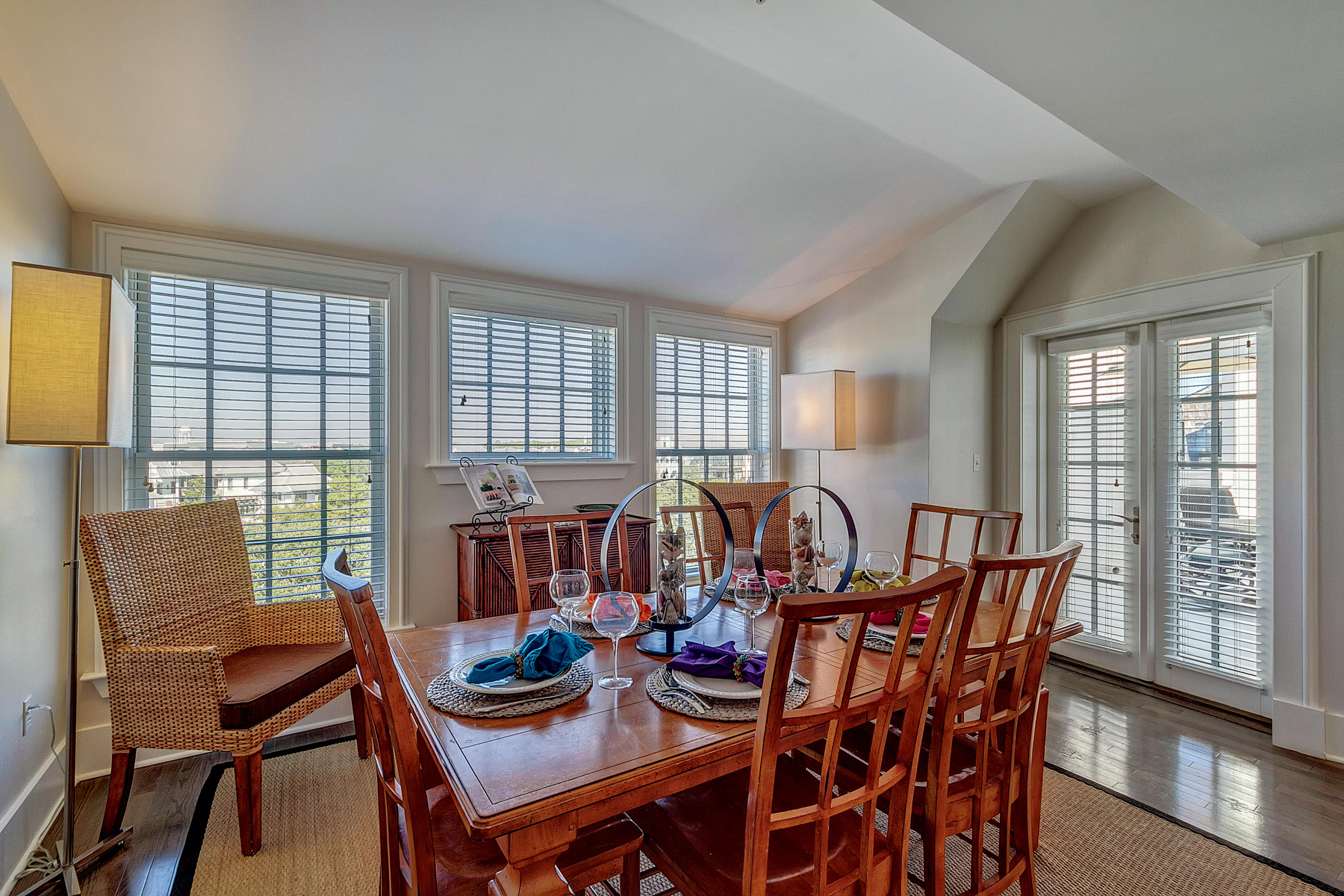 5 Main Street, Unit 1F Rosemary Beach, FL 32461 - Photo 6 of 24 a view of a dining room with furniture window and outside view