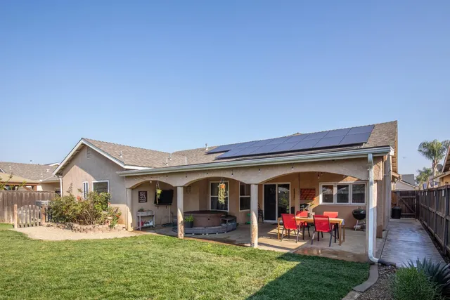 a view of a house with garden