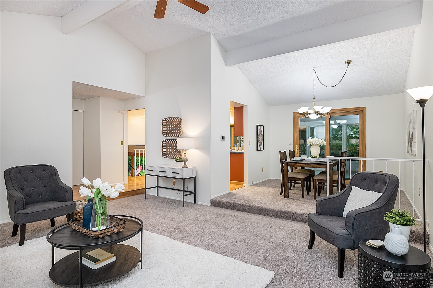 2723 166th Street Southeast Bothell, WA 98012 - Photo 6 of 31 a living room with furniture and a wooden floor