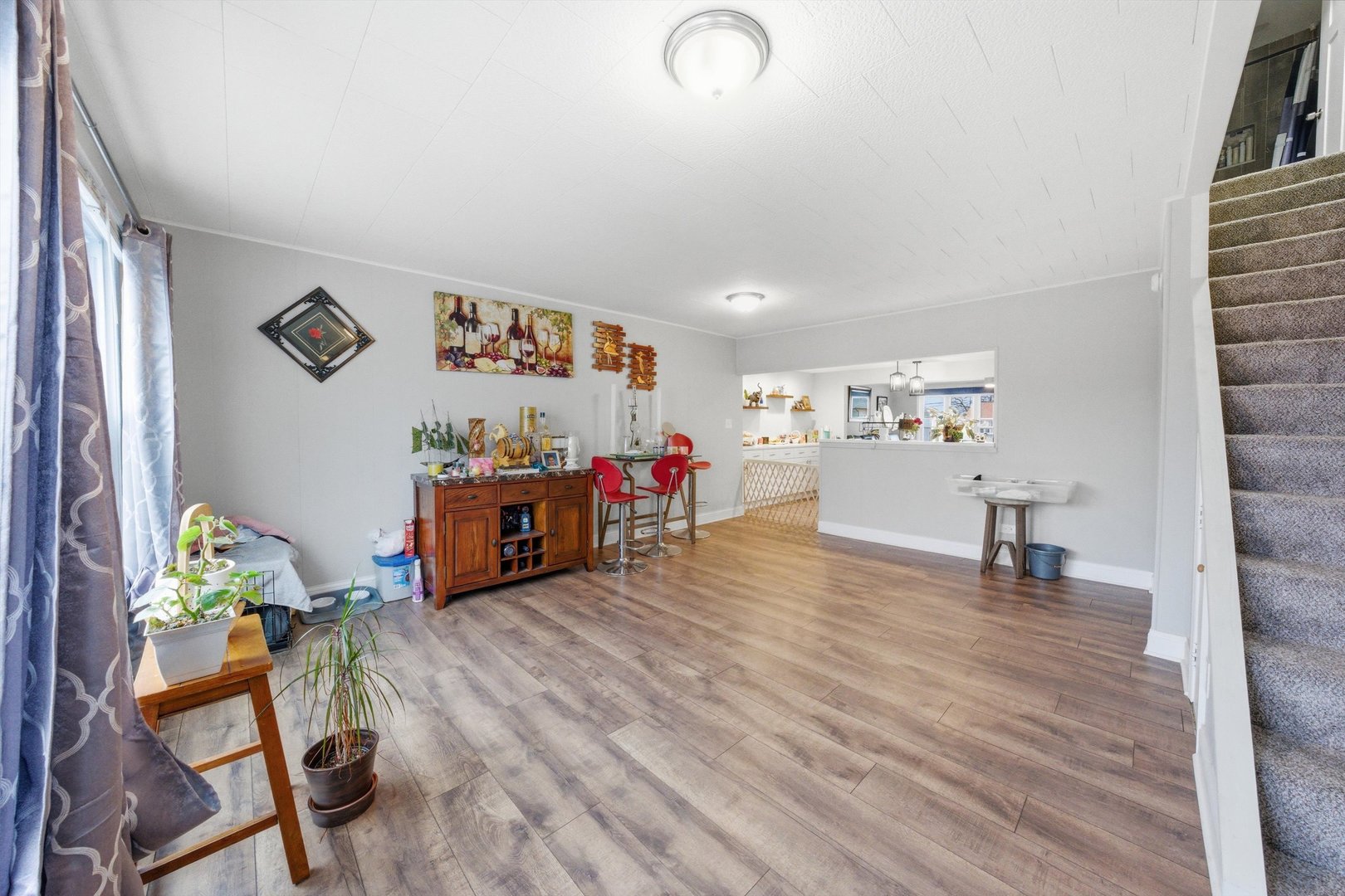 8945 South Corcoran Road Hometown, IL 60456 - Photo 14 of 24 a living room with furniture and a wooden floor